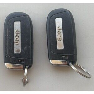 OEM Jeep Key Fob Remote Lot Lock Unlock Panic Used Pair